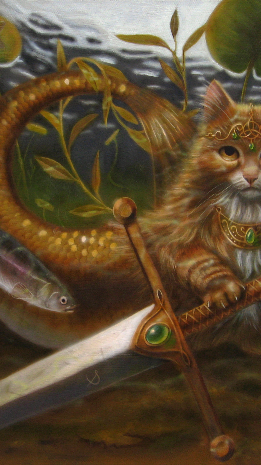 Feline art by Brutal Sun.