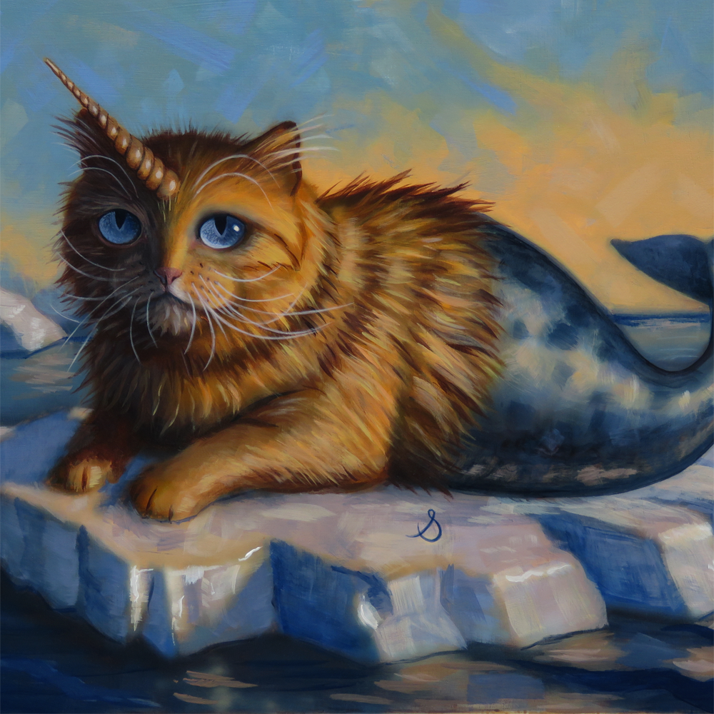 Feline art by Brutal Sun.